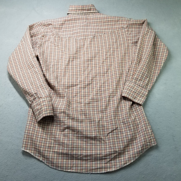 Vintage Stockman by PMC Snap Button Western Shirt Men Size L 16 Plaid Cowboy 70s - Picture 8 of 9